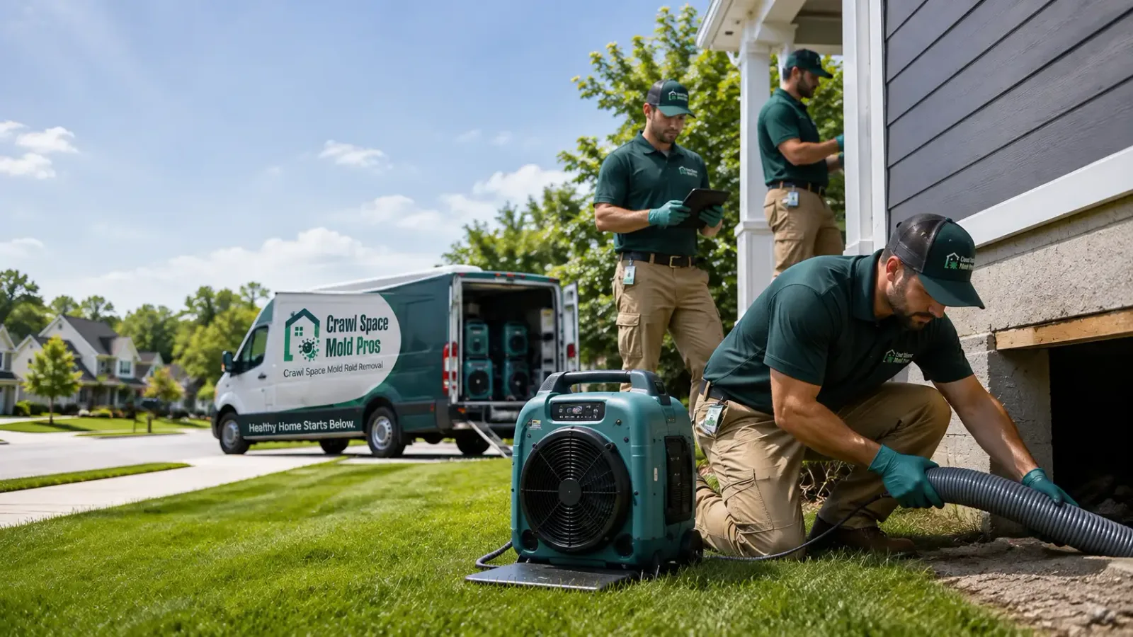 Crawl Space Mold Removal in Gilbert, IA